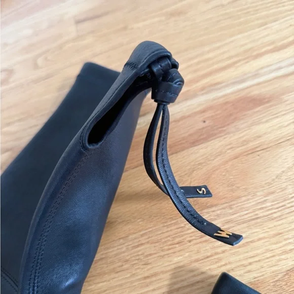 Stuart Weitzman Sexy Natalia Thigh High Length Stretch Leather Boots - Picture 4 of 10